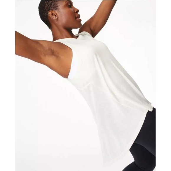 Sweaty Betty Tops Sweaty Betty Easy Peazy Tank Top In Lily White
